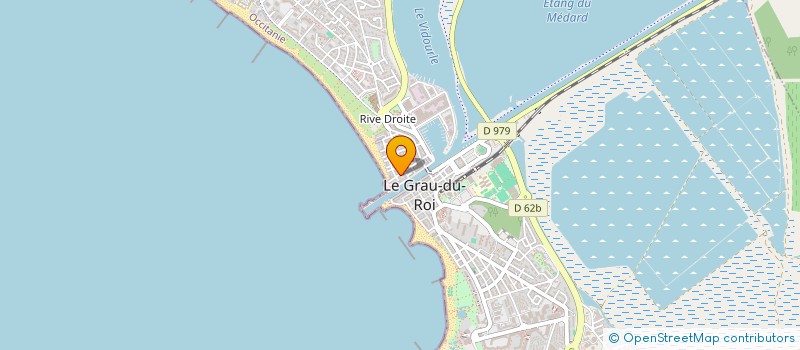 localisation de l'entreprise MONSIEUR SERGE PARADIS  LE GRAU-DU-ROI