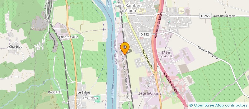 localisation de l'entreprise MONSIEUR SERGE PASCAL  ANNEYRON