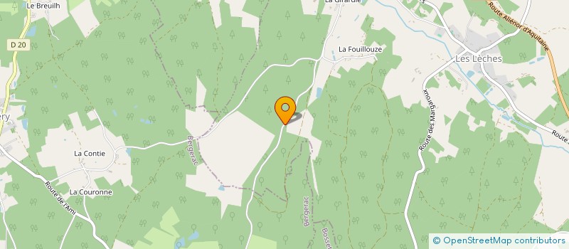 localisation de l'entreprise MONSIEUR SERGE PASQUET  ST GERY