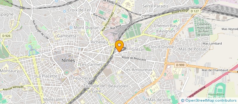 localisation de l'entreprise MONSIEUR SERGE PASTOR  NIMES