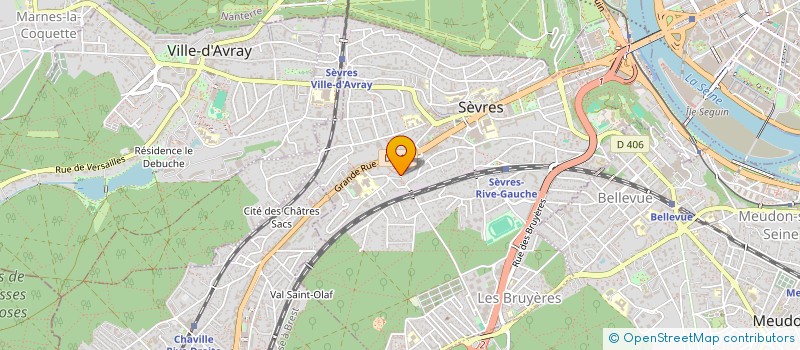 localisation de l'entreprise MONSIEUR SERGE PATRY à SEVRES