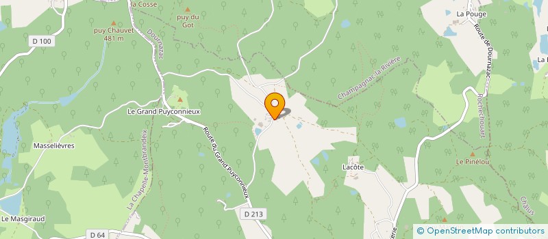 localisation de l'entreprise MONSIEUR SERGE PATRY  DOURNAZAC