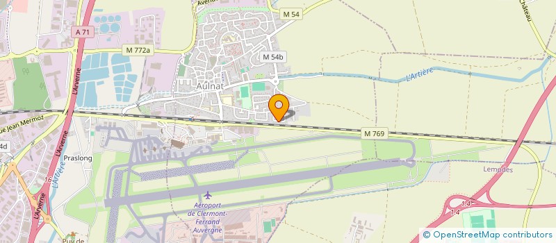 localisation de l'entreprise MONSIEUR SERGE PAULUS  AULNAT