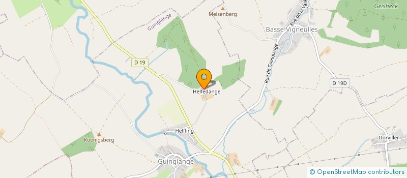 localisation de l'entreprise MONSIEUR SERGE PAYOT  GUINGLANGE