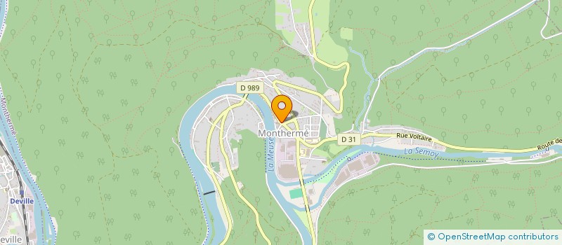 localisation de l'entreprise MONSIEUR SERGE PECHEUR  MONTHERME