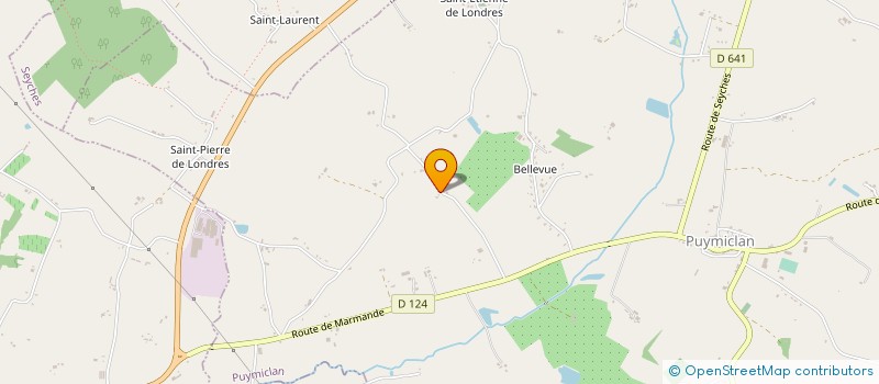 localisation de l'entreprise MONSIEUR SERGE PEJAC  PUYMICLAN