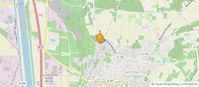 localisation de l'entreprise MONSIEUR SERGE PELLEGRINI à SAINT-PAUL-TROIS-CHATEAUX