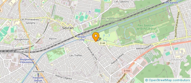 localisation de l'entreprise MONSIEUR SERGE PELLERIN à SEVRAN