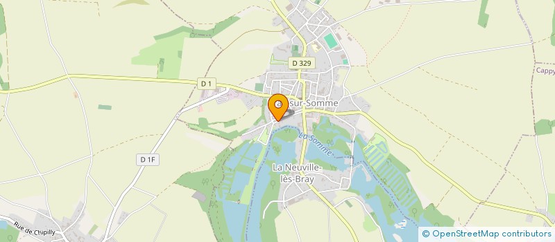 localisation de l'entreprise MONSIEUR SERGE PELTIER  BRAY-SUR-SOMME