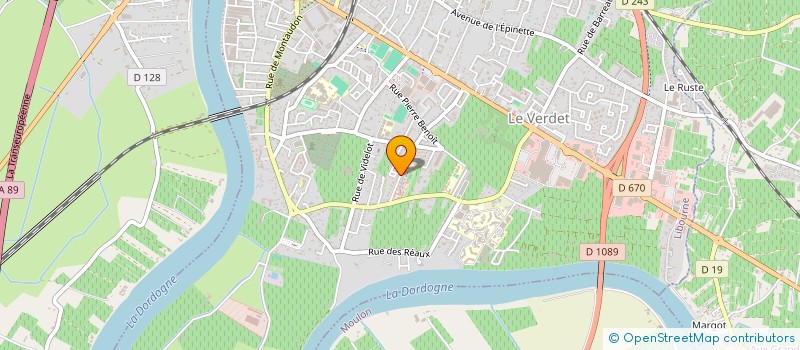 localisation de l'entreprise MONSIEUR SERGE PENOT  LIBOURNE