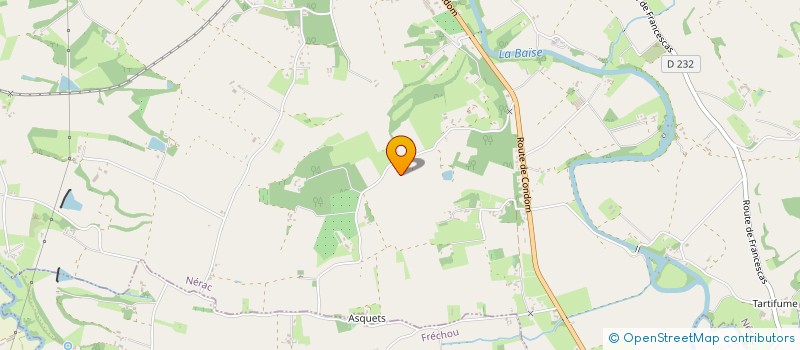 localisation de l'entreprise MONSIEUR SERGE PERES  NERAC