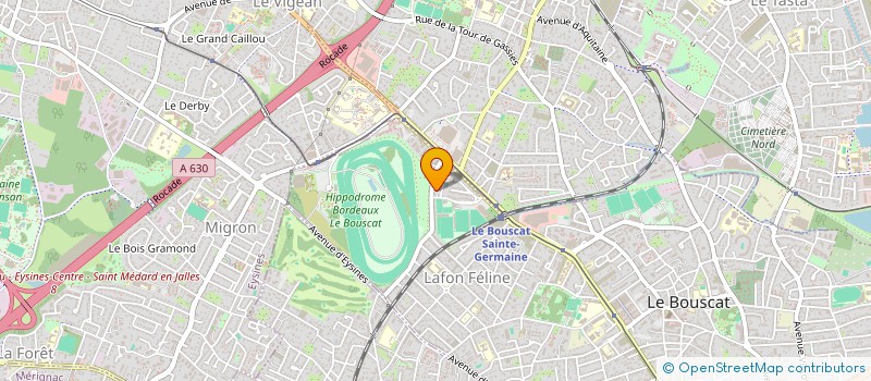 localisation de l'entreprise MONSIEUR SERGE PEREY  LE BOUSCAT