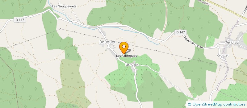 localisation de l'entreprise MONSIEUR SERGE PERLES  BOUQUET