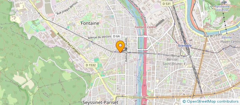 localisation de l'entreprise MONSIEUR SERGE PERRACHINO  FONTAINE