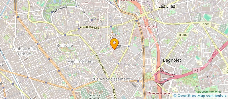 localisation de l'entreprise MONSIEUR SERGE PERRAUDIN  PARIS