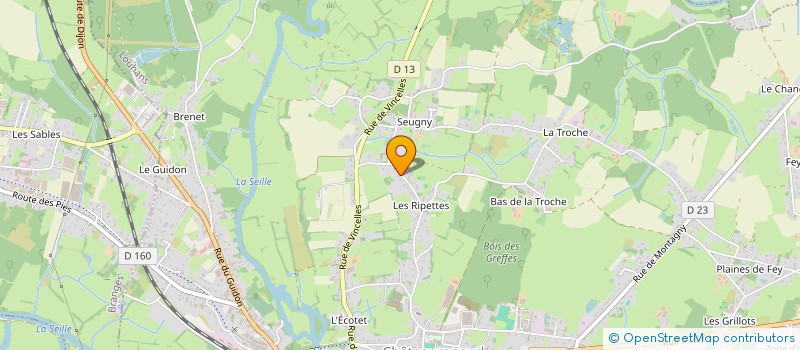 localisation de l'entreprise MONSIEUR SERGE PERRIER à DIJON