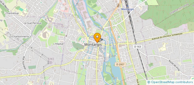 localisation de l'entreprise MONSIEUR SERGE PERRISSIN-FABERT à MONTARGIS