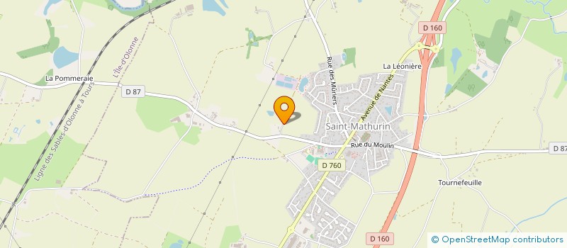 localisation de l'entreprise MONSIEUR SERGE PERROTIN  SAINT-MATHURIN