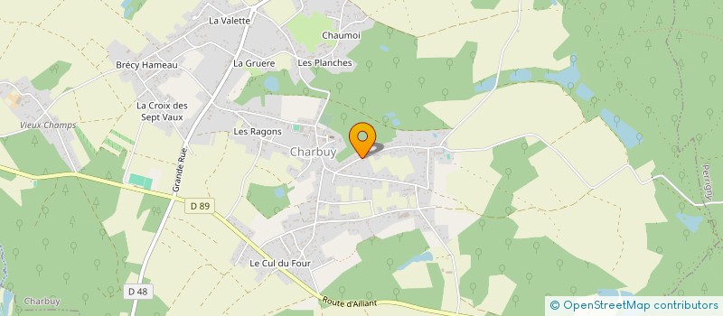 localisation de l'entreprise MONSIEUR SERGE PERROUD à CHARBUY