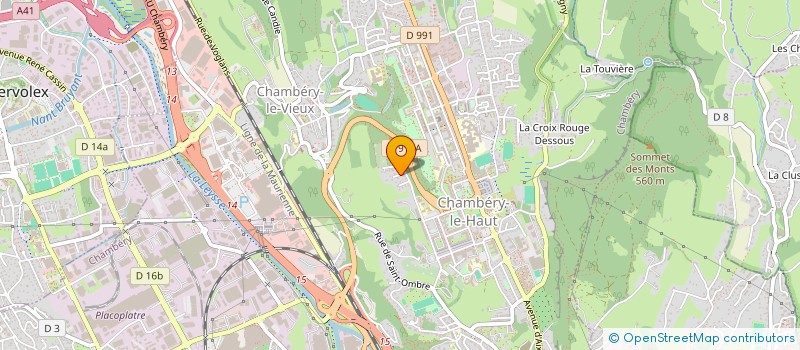 localisation de l'entreprise MONSIEUR SERGE PERSOUD  CHAMBERY