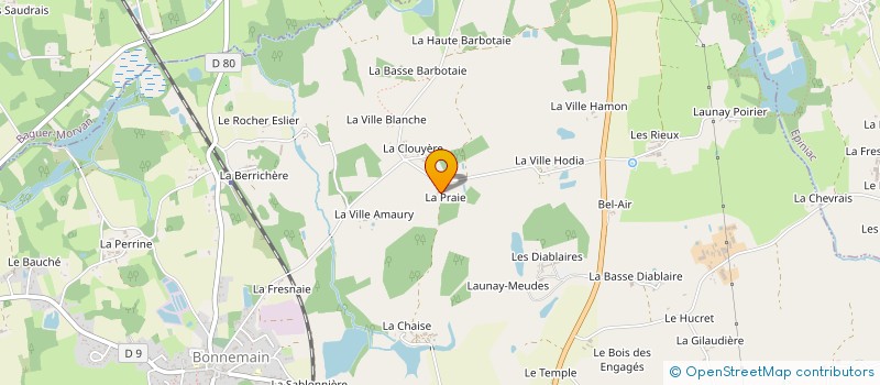 localisation de l'entreprise MONSIEUR SERGE PETITPAS  BONNEMAIN