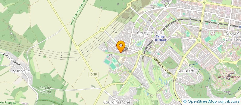 localisation de l'entreprise MONSIEUR SERGE PETTITT  COURDIMANCHE