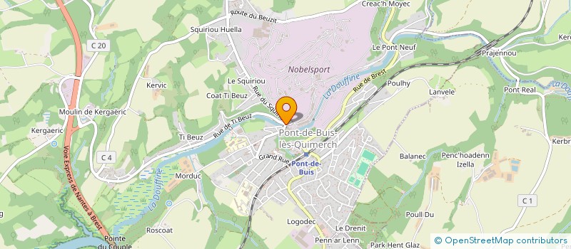 localisation de l'entreprise MONSIEUR SERGE PETUS  PONT-DE-BUIS-LES-QUIMERCH