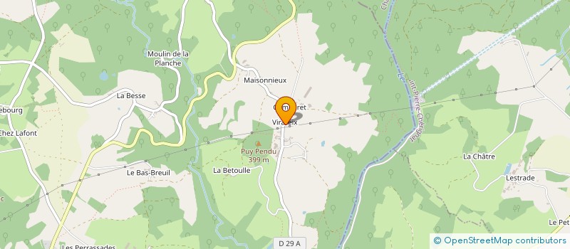 localisation de l'entreprise MONSIEUR SERGE PEYRATOUT à LES BILLANGES