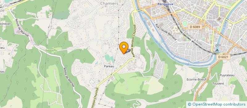 localisation de l'entreprise MONSIEUR SERGE PEYREFICHE  COULOUNIEIX-CHAMIERS