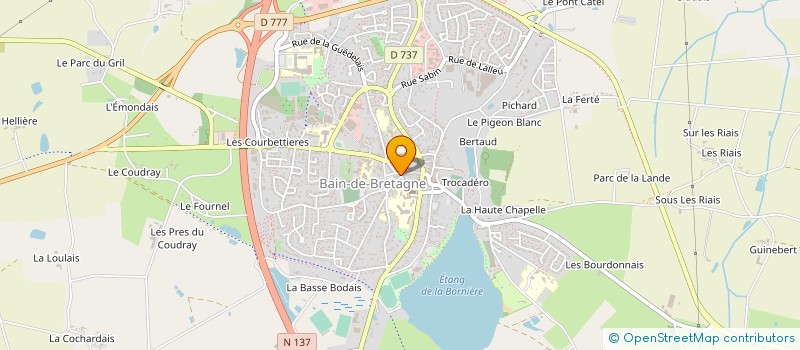localisation de l'entreprise MONSIEUR SERGE PEZZIN à BAIN-DE-BRETAGNE
