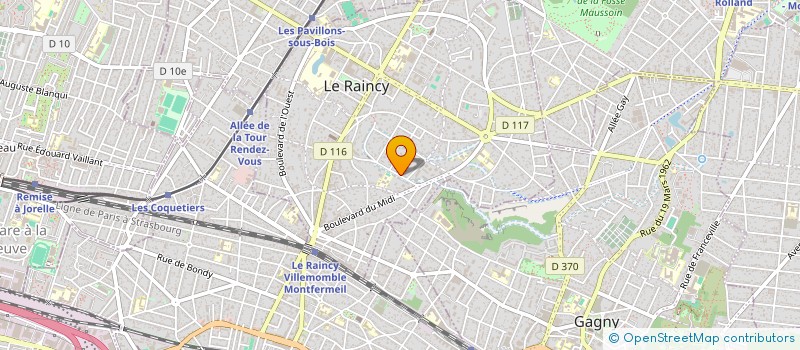 localisation de l'entreprise MONSIEUR SERGE PHILIBERT à LE RAINCY