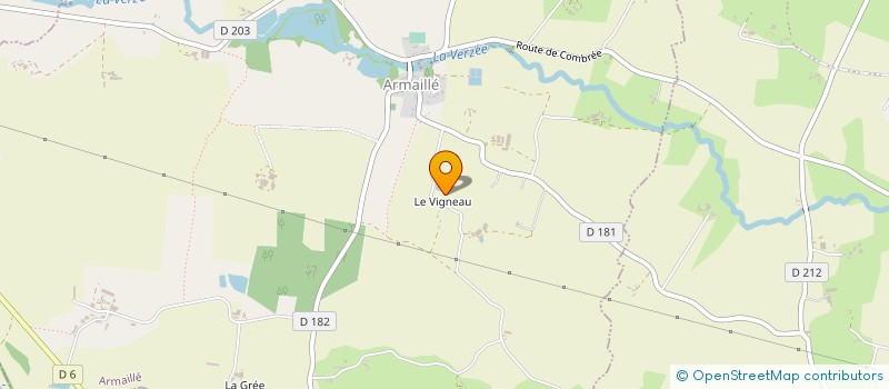 localisation de l'entreprise MONSIEUR SERGE PHILIPPEAU à OMBREE D'ANJOU