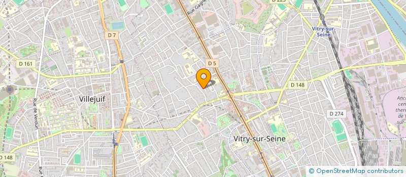 localisation de l'entreprise MONSIEUR SERGE PHILIPPON à VITRY-SUR-SEINE