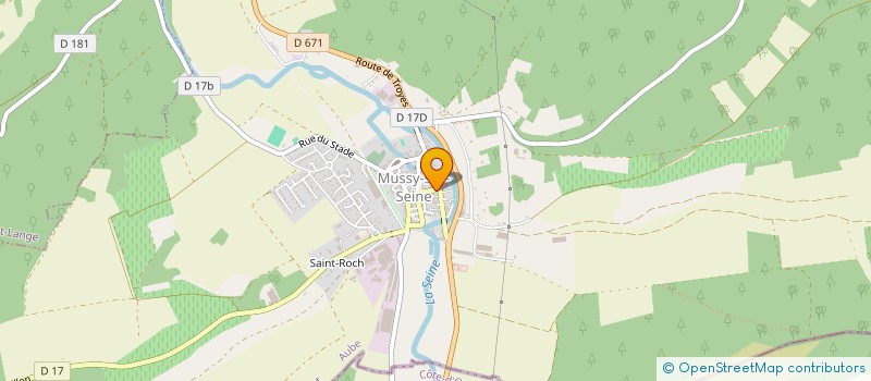 localisation de l'entreprise MONSIEUR SERGE PICARDAT  MUSSY-SUR-SEINE