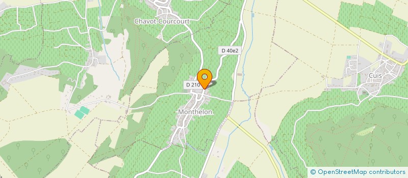 localisation de l'entreprise MONSIEUR SERGE PIENNE  MONTHELON