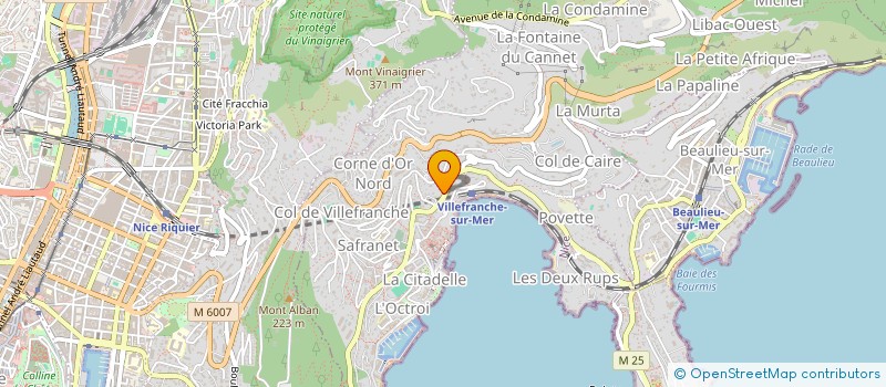 localisation de l'entreprise MONSIEUR SERGE PIERI à VILLEFRANCHE-SUR-MER