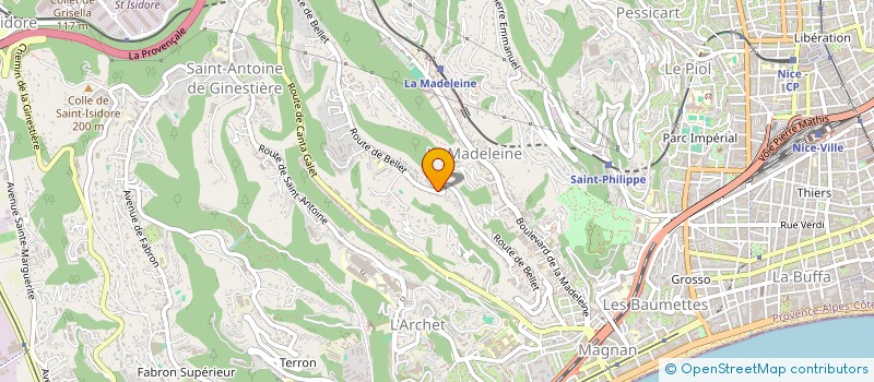 localisation de l'entreprise MONSIEUR SERGE PIERROT à NICE