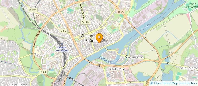 localisation de l'entreprise MONSIEUR SERGE PIFFAUT à CHALON-SUR-SAONE