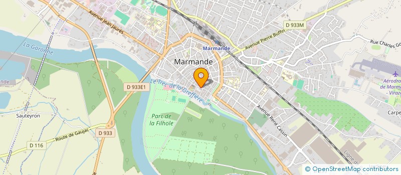 localisation de l'entreprise MONSIEUR SERGE PINEAU à MARMANDE