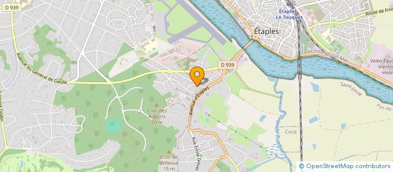 localisation de l'entreprise MONSIEUR SERGE PINEAU à LE TOUQUET-PARIS-PLAGE