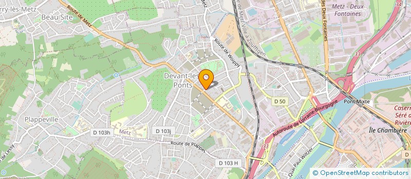 localisation de l'entreprise MONSIEUR SERGE PINET  METZ