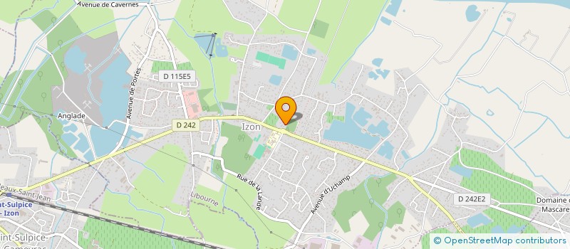 localisation de l'entreprise MONSIEUR SERGE PINOTEAU  IZON