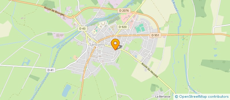 localisation de l'entreprise MONSIEUR SERGE PINSON à SANCOINS