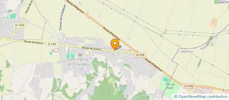 localisation de l'entreprise MONSIEUR SERGE PIOLAT  SAINT-PIERRE-DE-CHANDIEU