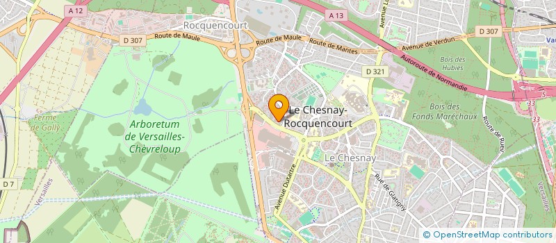 localisation de l'entreprise MONSIEUR SERGE PIRODEAU  LE CHESNAY-ROCQUENCOURT