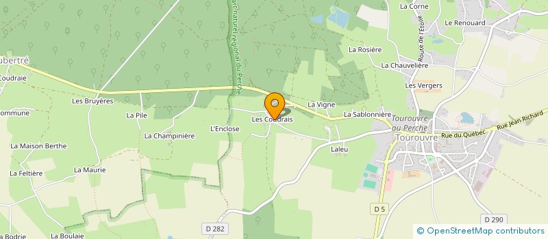 localisation de l'entreprise MONSIEUR SERGE PITOU à TOUROUVRE AU PERCHE