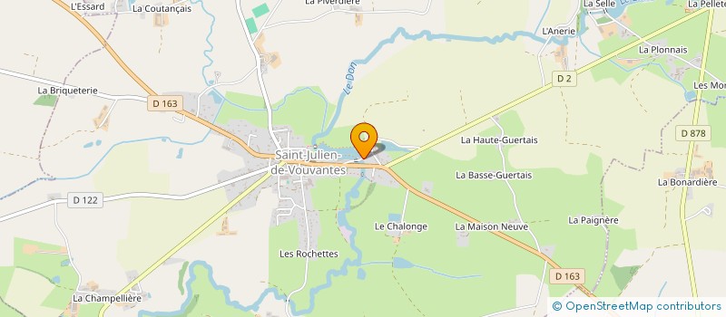 localisation de l'entreprise MONSIEUR SERGE PITRE  SAINT-JULIEN-DE-VOUVANTES