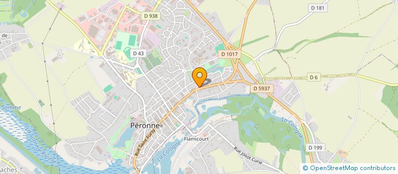 localisation de l'entreprise MONSIEUR SERGE PLANCHAIS  PERONNE