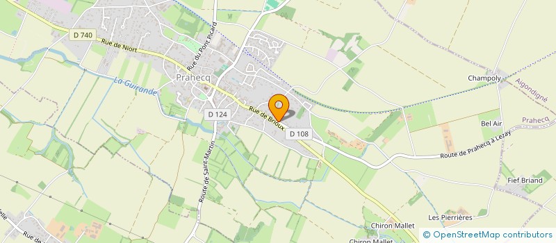 localisation de l'entreprise MONSIEUR SERGE PLANCHET  PRAHECQ