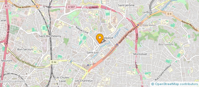 localisation de l'entreprise MONSIEUR SERGE PLANCHON à MARSEILLE